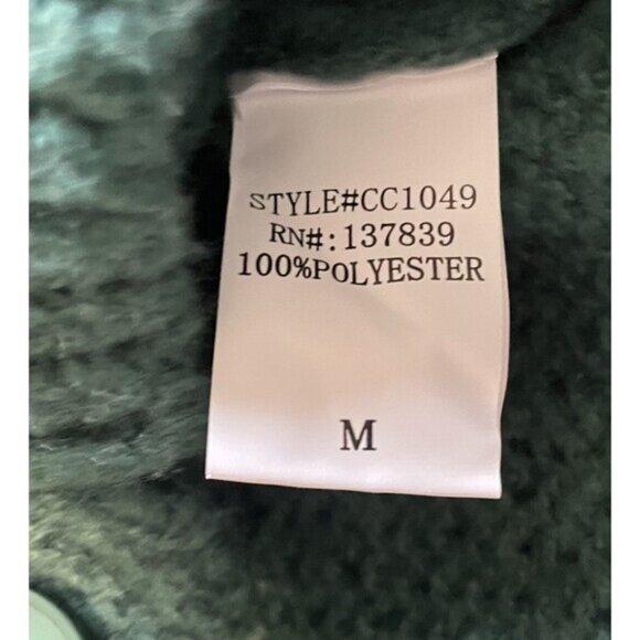 Luna Ivy 3D Bow Forest Green Gold Cardigan Sweater M NWT Cottagecore - Picture 5 of 7